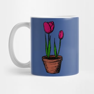 Potted Tulips Mug